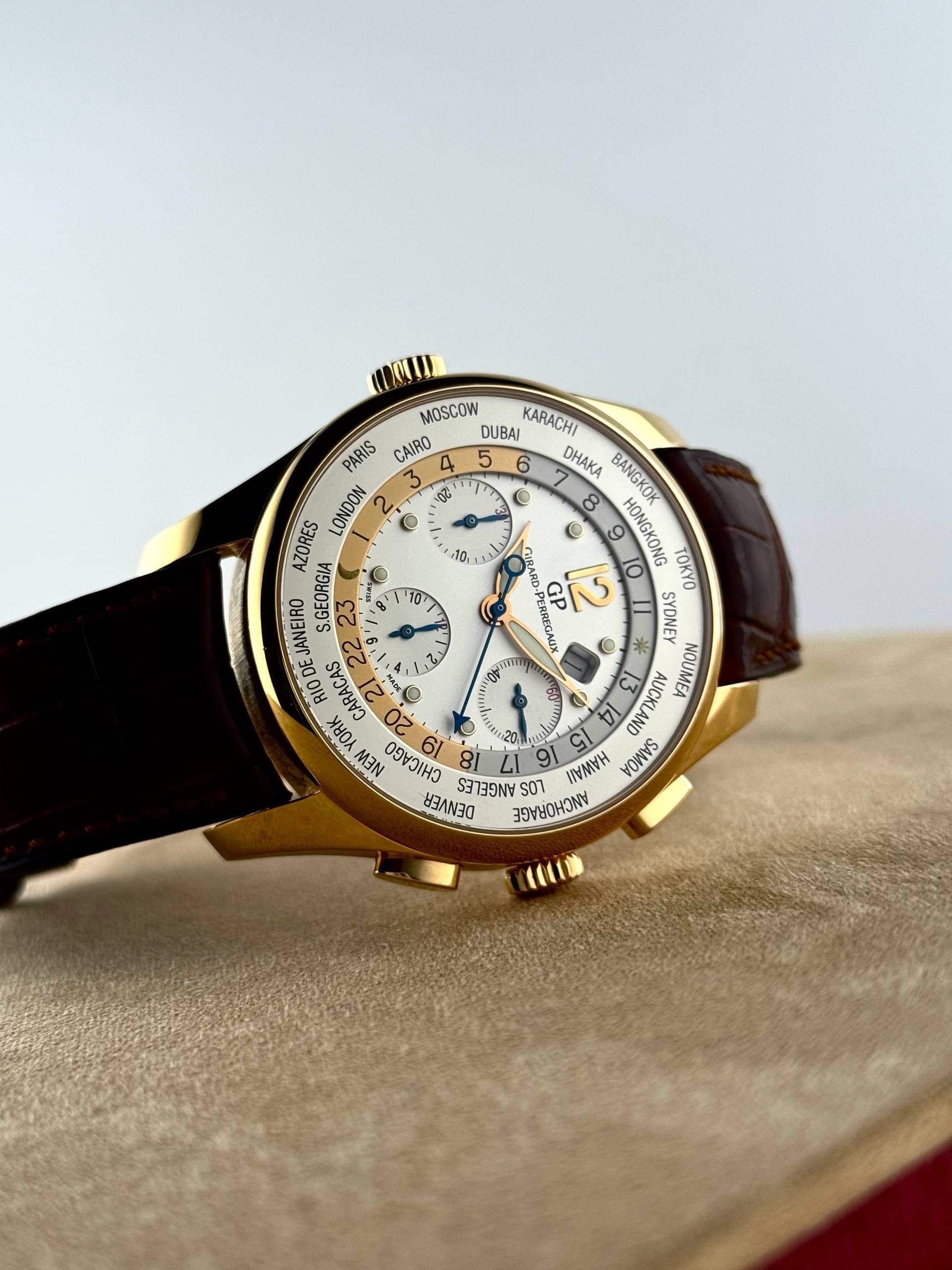 Girard Perregaux Worldwide Time Control WW.TC World Time Chronograph