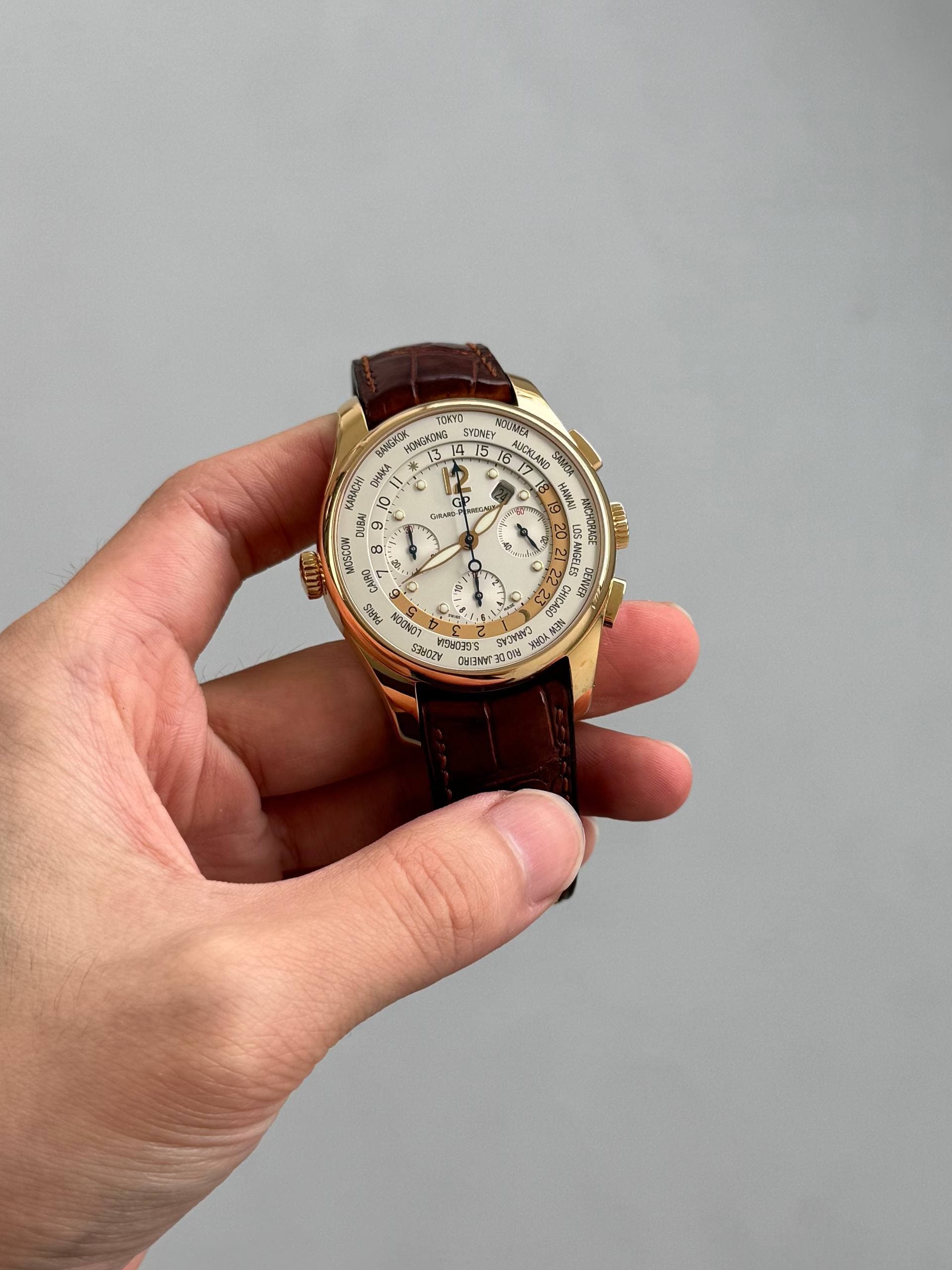 Girard Perregaux Worldwide Time Control WW.TC World Time Chronograph