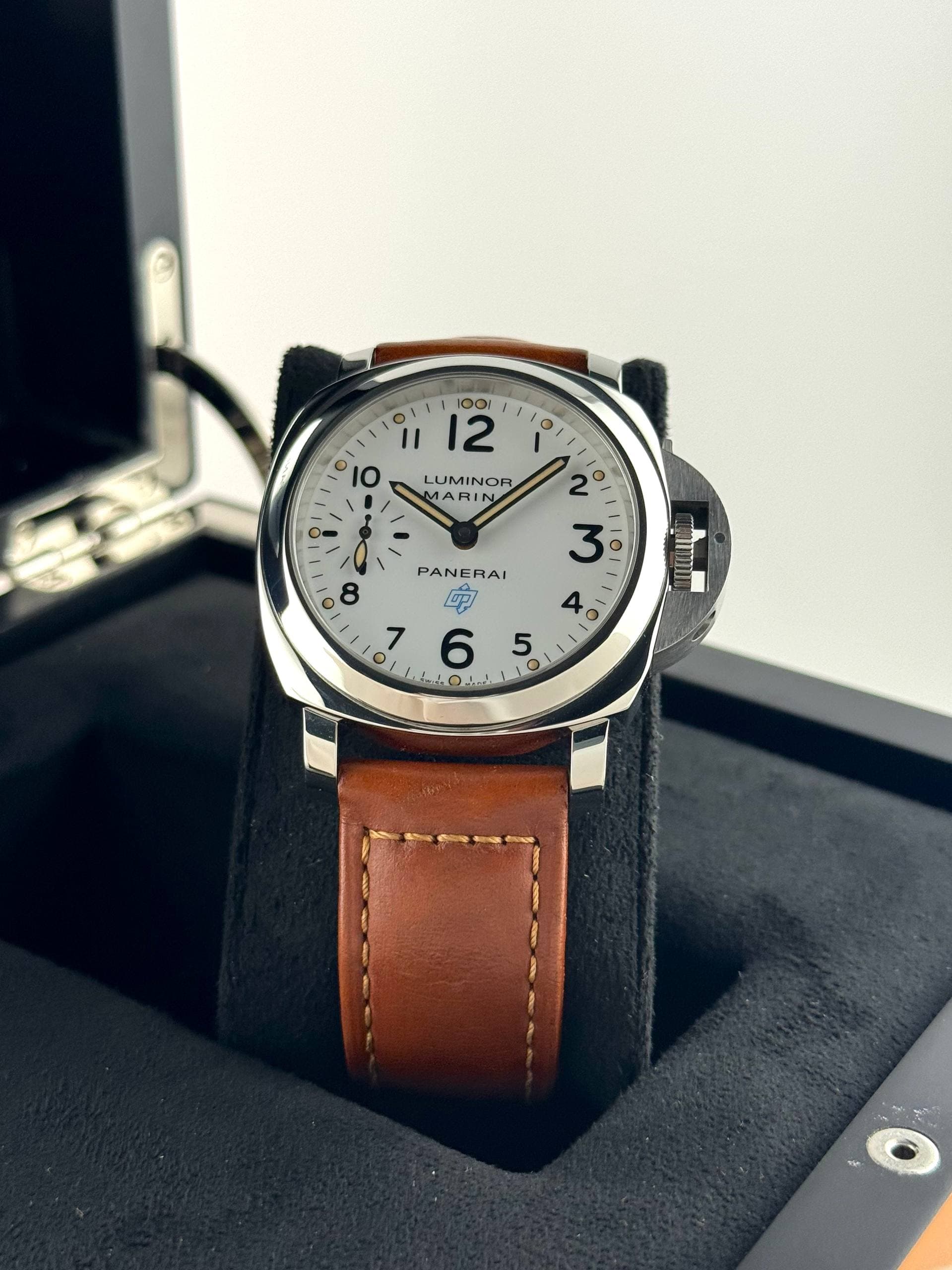 Panerai Luminor Marina Logo White Dial
