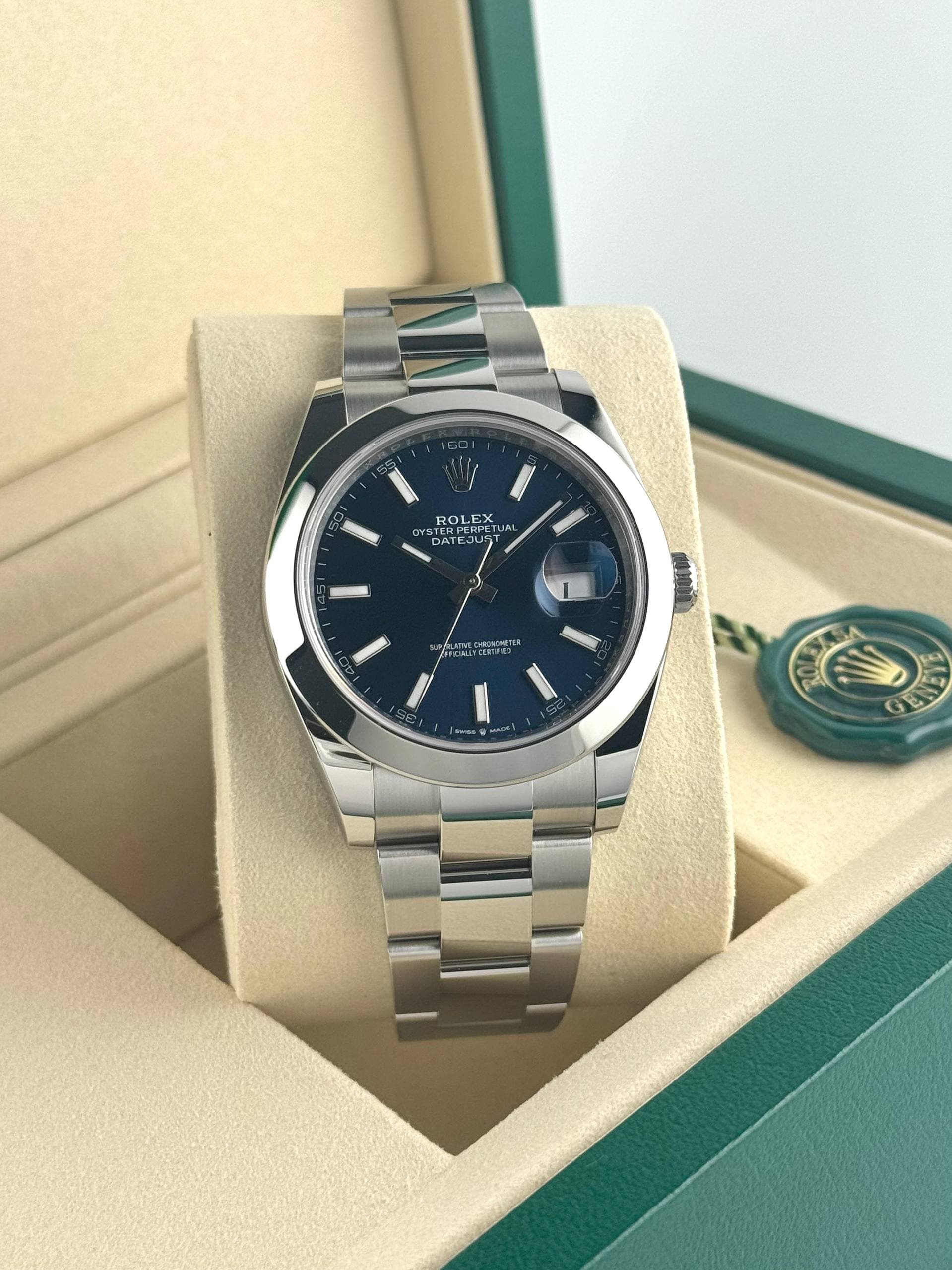 Rolex Datejust 41 Blue dial