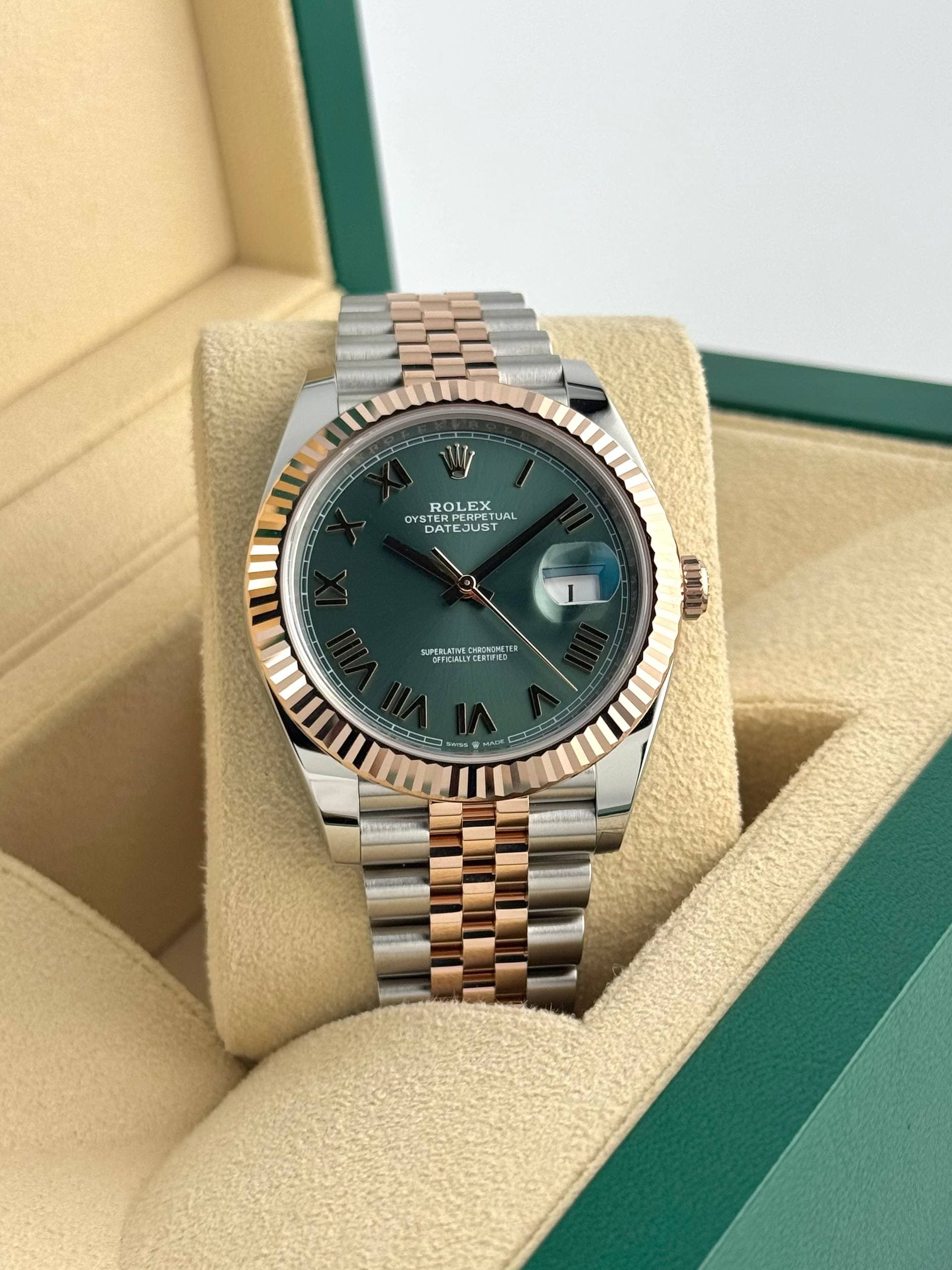 Rolex Datejust 41 Green dial