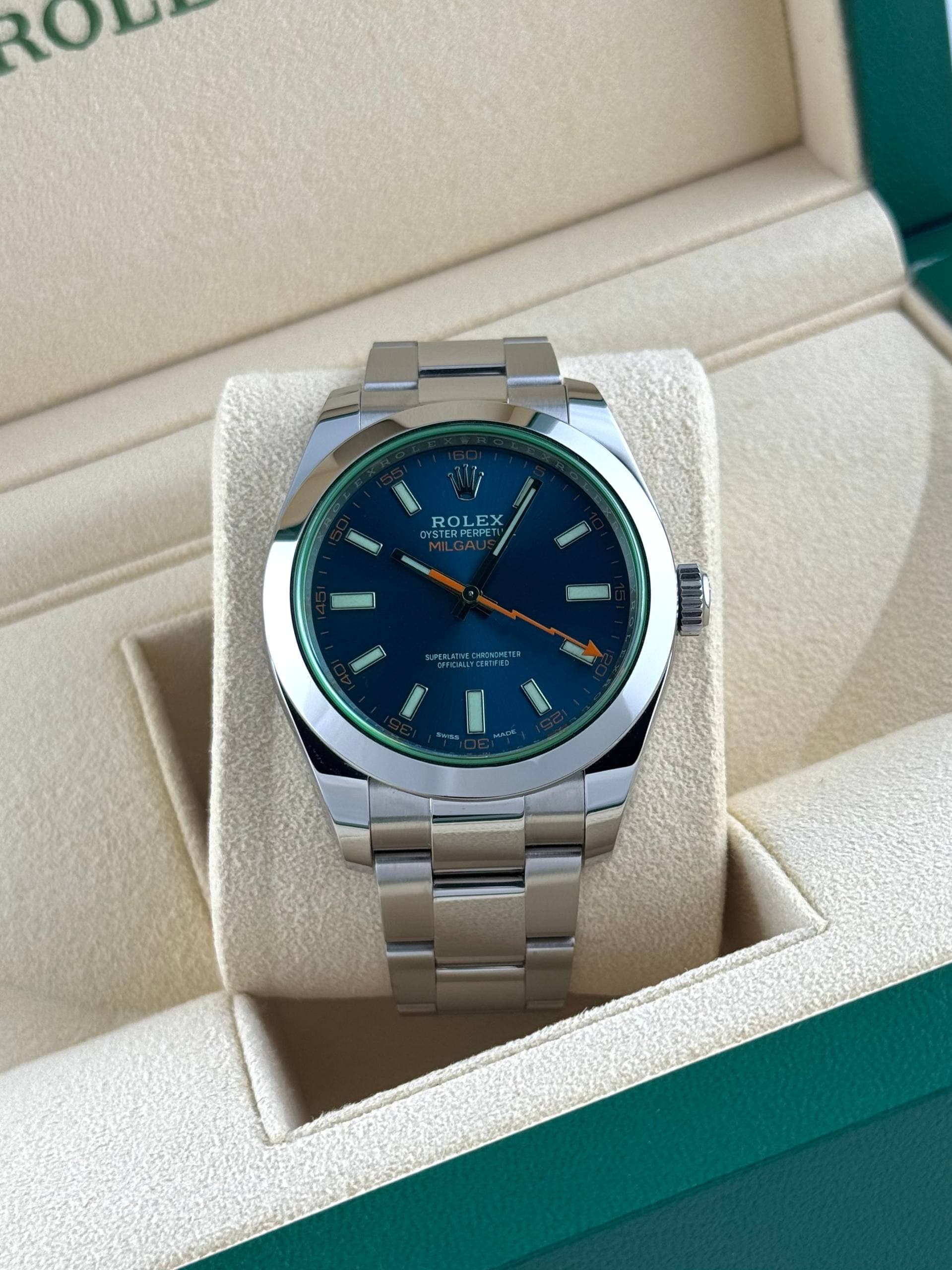Rolex Milgauss “Z-Blue” Dial