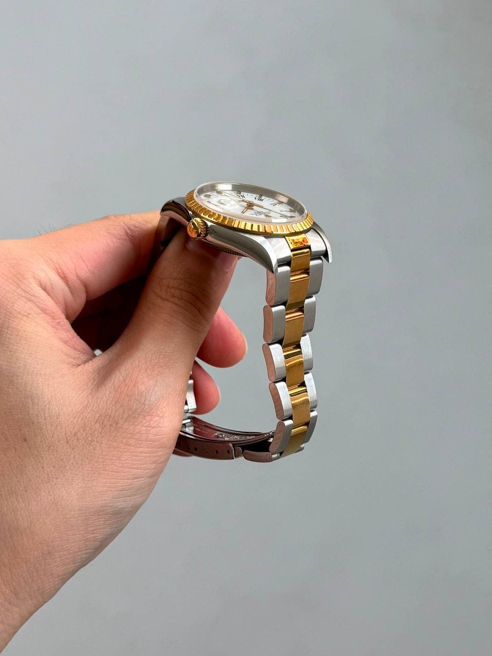Rolex Oyster Perpetual Date White Dial